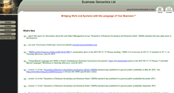 Desktop Screenshot of businesssemantics.com